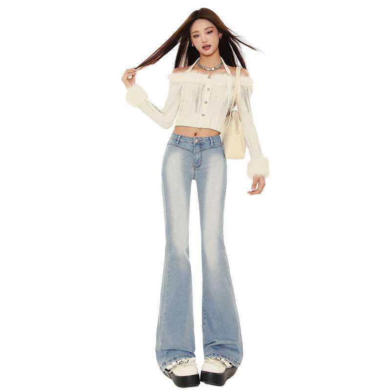 New Slimming Elastic Slightly Denim Pants