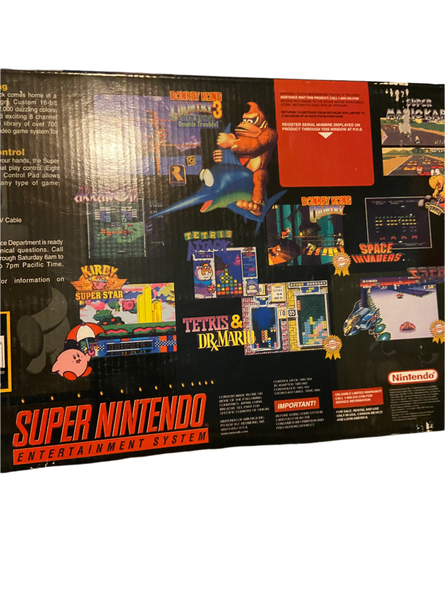 NEW 1992 Super Nintendo Entertainment System Control Deck