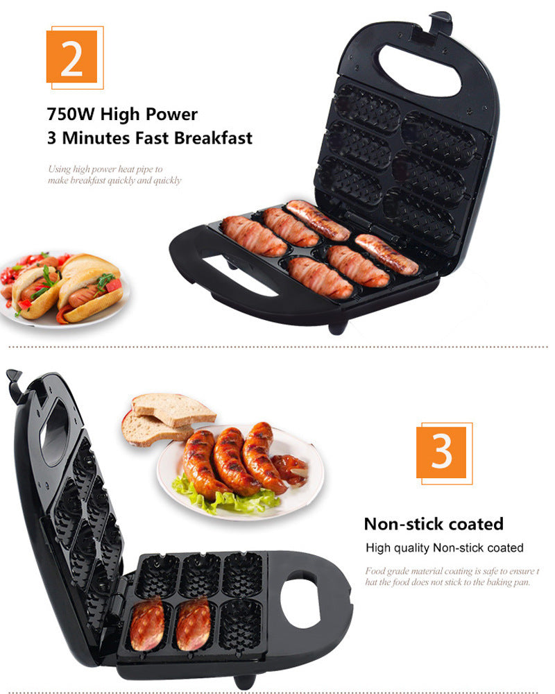 New Home Hot Dog Roast Sausage Frying Machine Kitchen Gadgets