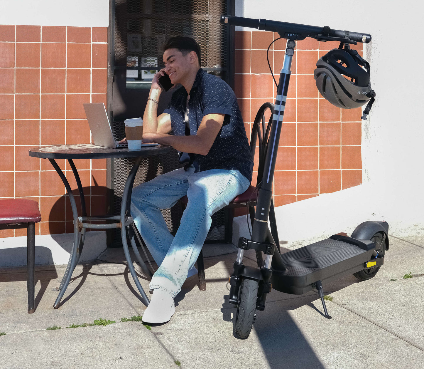 NEW Dual-Suspension Electric Scooter w/ 43.5 Miles Max Operating Range & 24 mph Max Speed - Black