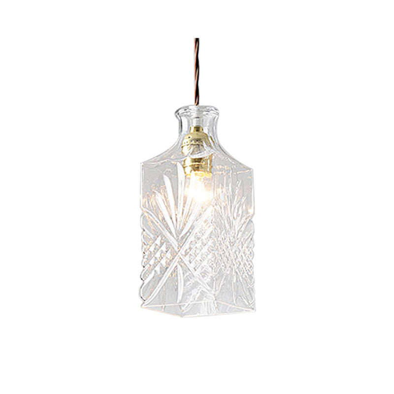 NEW Glass Bottle Ceiling Light Fixture Pendant Chandelier