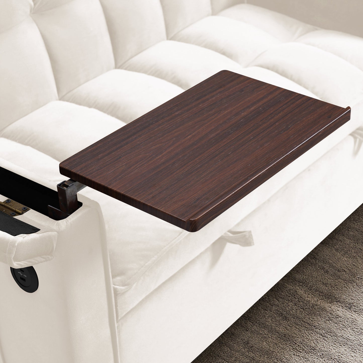 NEW 3-in-1 Contemporary Foldable Modern Velvet Double Sofa Bed with adjustable Back