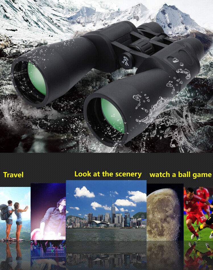 NEW 180x100 30x60 HD Military Zoom Powerful Day-Low Night Wide-Narrow Optics Hunting Binoculars