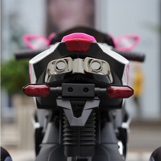 NEW Electric 3-4 yrs Boys Girls Kids Three Wheel Motorcycle With Foot Pedal Starter Riding Toy