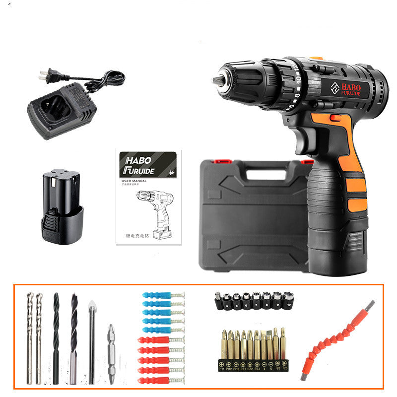 NEW 12V Lithium Electric Drill Rechargeable Multifunctional Household Electric Screwdriver