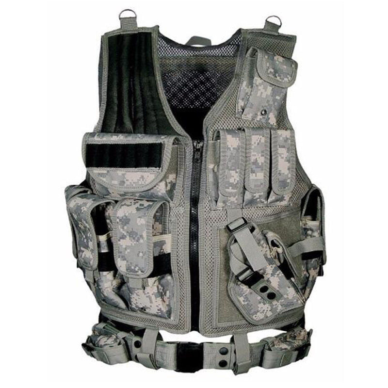 NEW Tactical Vest Military Combat Army Armor Molle Airsoft Plate Carrier Swat Outdoor Hunting Fishing CS Training Vest