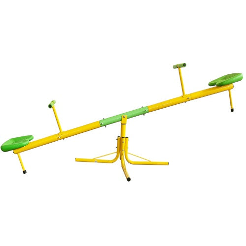 NEW Outdoor Steel 360 Degree Rotating Children’s Kids Playground Seesaw