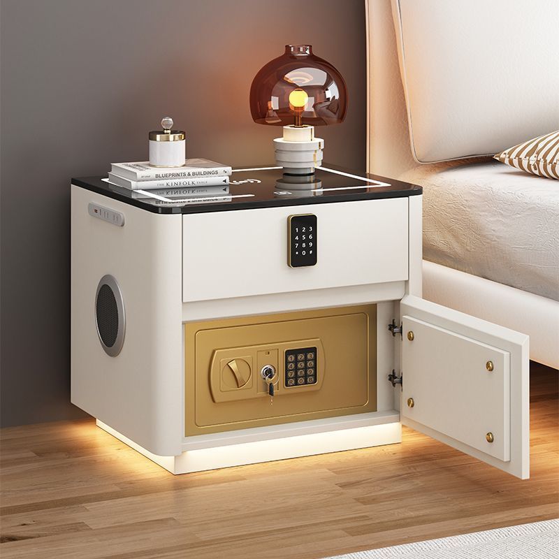 NEW Home Bedroom Multi-functional Smart Safe Bedside Table Wireless Integrated Charging Safe