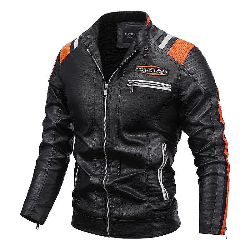 NEW Motorcycle Leather Coat For Men Autumn And Winter New Men