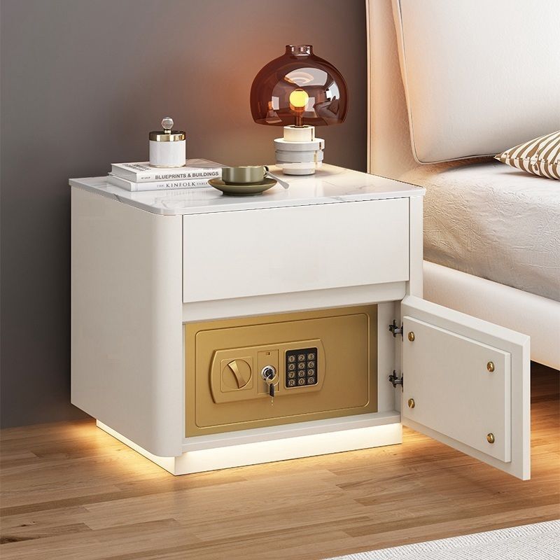 NEW Home Bedroom Multi-functional Smart Safe Bedside Table Wireless Integrated Charging Safe