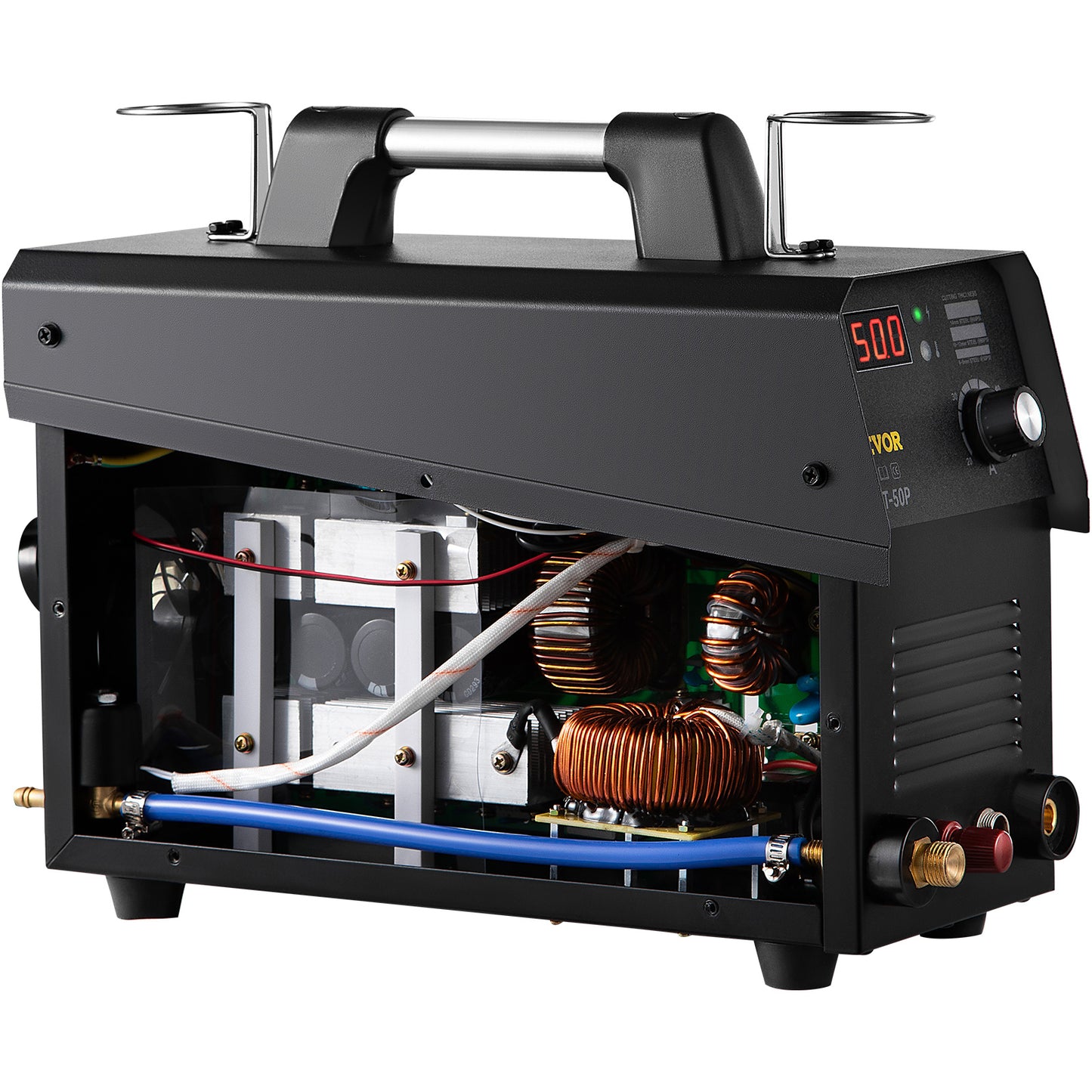 NEW VEVOR Plasma Cutter 50Amp Non-Touch Pilot Arc Air Cutting Machine With Torch 110V 220V Dual Voltage AC IGBT Inverter Metal Cutting Equipment