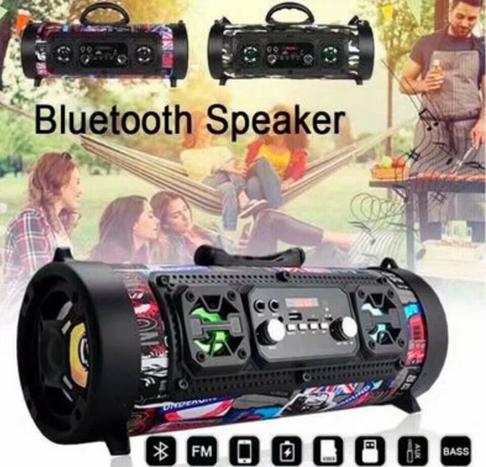 NEW High-power Portable Waterproof Wireless Bluetooth Speaker