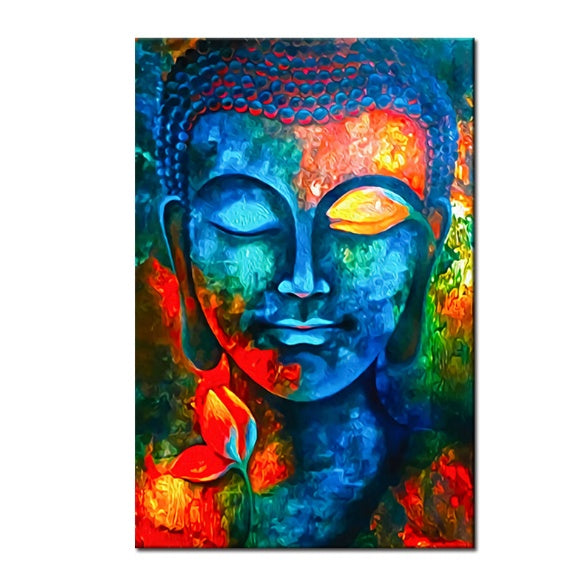 NEW God Buddha Wall Art Canvas Modern Buddha Canvas Art Paintings On The Wall Canvas Pictures Buddhism Posters Wall Decor