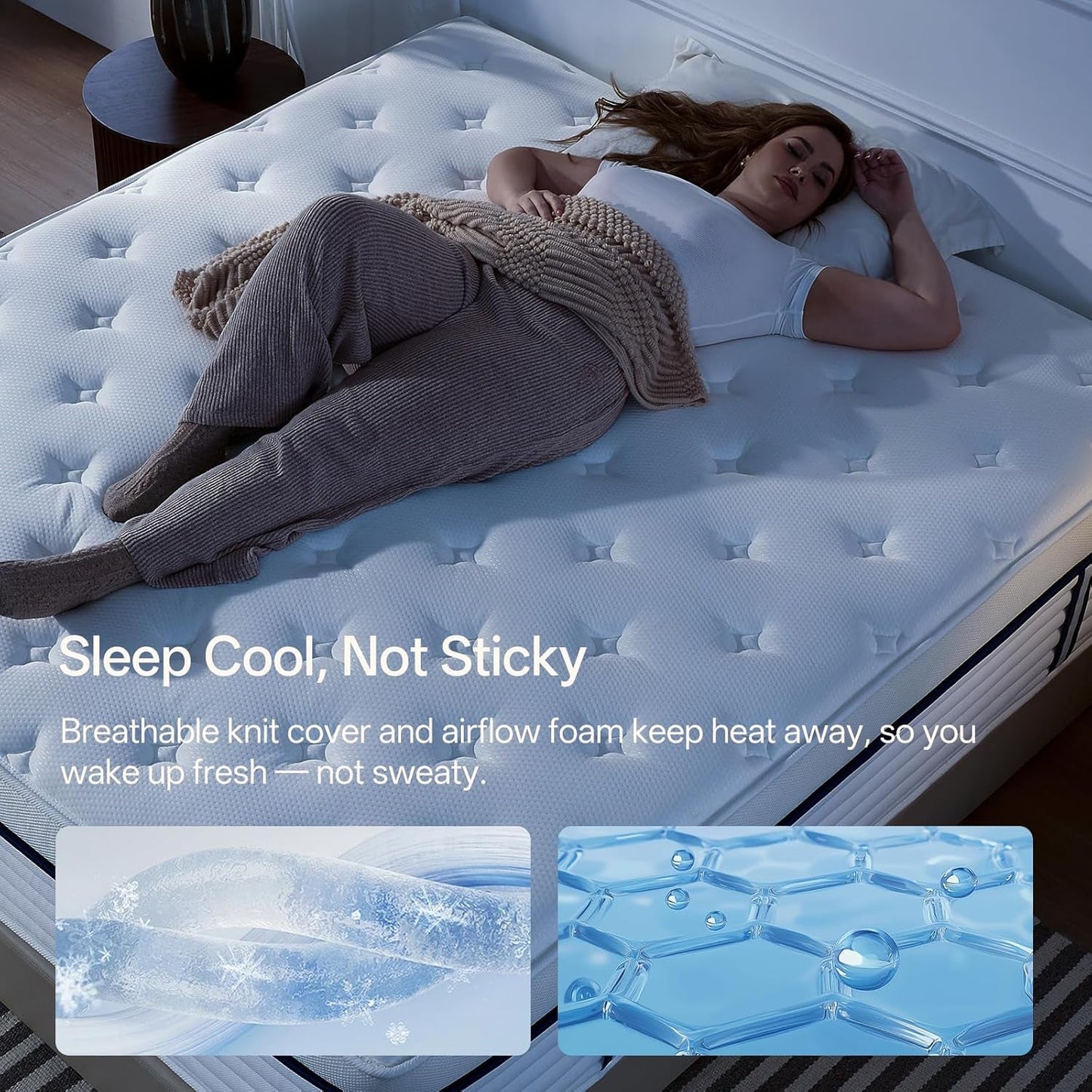 NEW Full Size Memory Foam Hybrid Mattress SerenitySupport