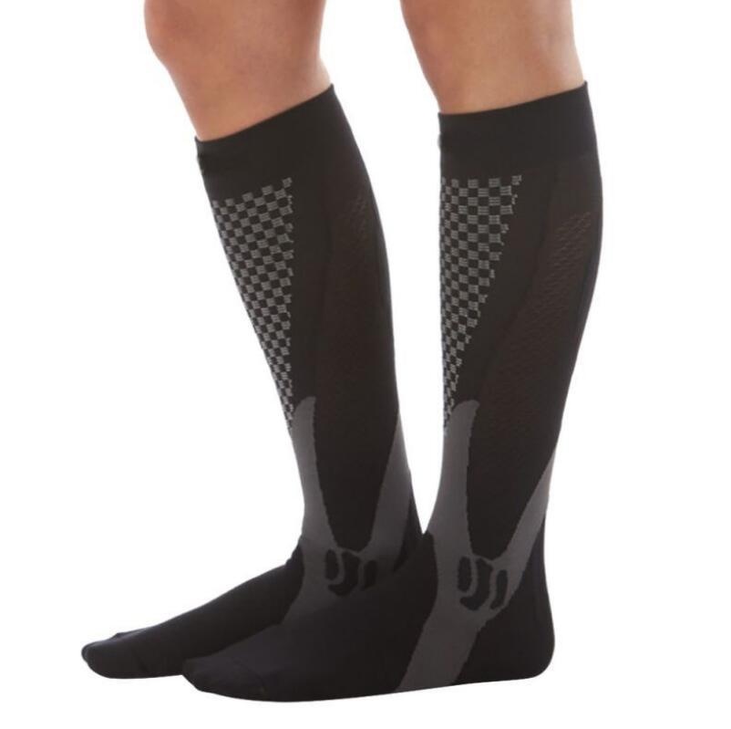 NEW Men Women Athletic Fit Running Flight Travel Boost Stamina Circulation Recovery Compression Socks