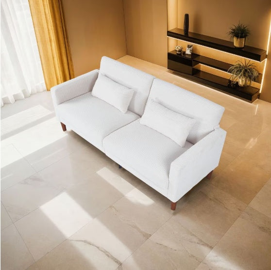 NEW Linen Sofa Seats In Beige