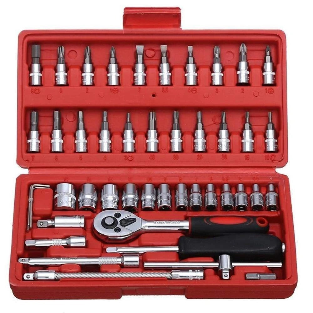 NEW 46 Piece Socket Set