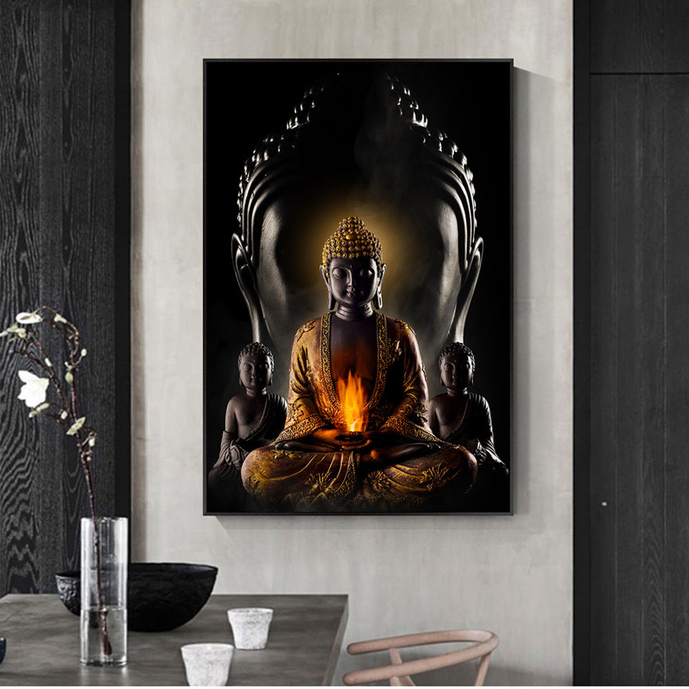 NEW God Buddha Wall Art Canvas Modern Buddha Canvas Art Paintings On The Wall Canvas Pictures Buddhism Posters Wall Decor