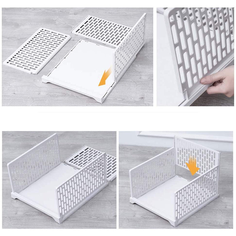 NEW Wardrobe Storage Layered Partition Wardrobe Storage Box