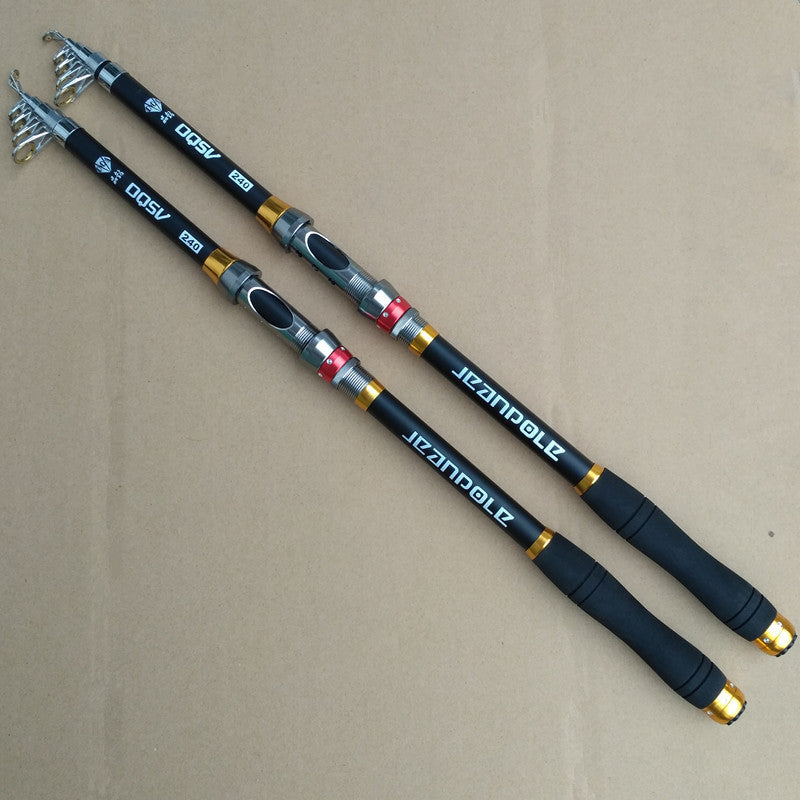NEW Super Steel Fishing Rod Telescopic Pole