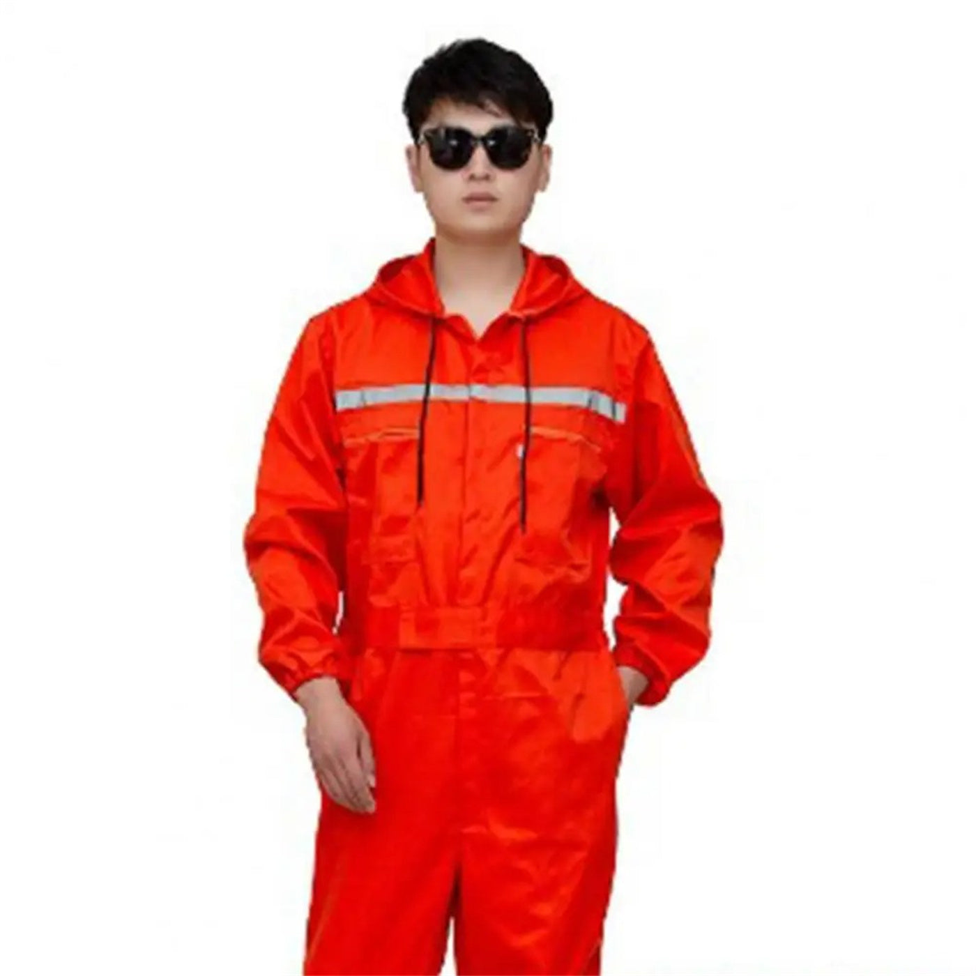 NEW Men's One-piece Hooded Work Suit