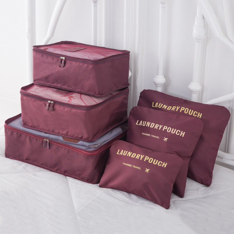 NEW Travel Storage Bag Six Piece Set