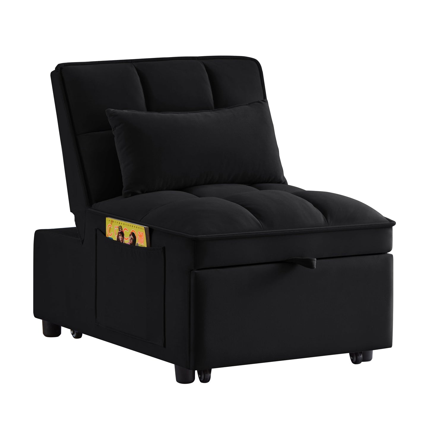 New 4 in 1 Multi-Function Single Pull-out Chaise