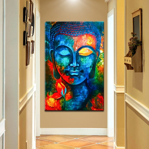 NEW God Buddha Wall Art Canvas Modern Buddha Canvas Art Paintings On The Wall Canvas Pictures Buddhism Posters Wall Decor