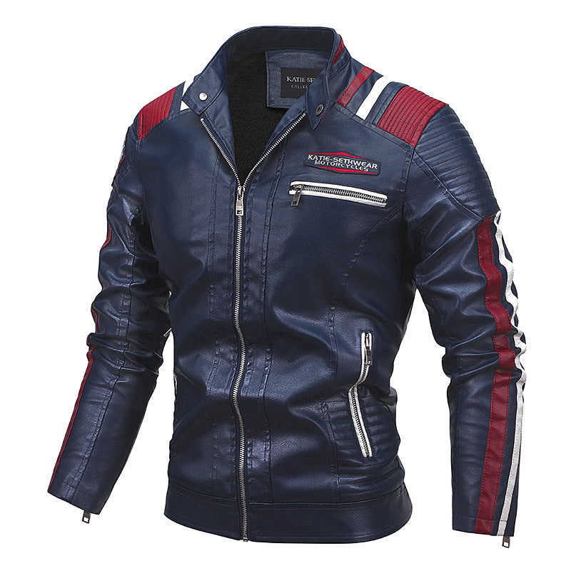 NEW Motorcycle Leather Coat For Men Autumn And Winter New Men