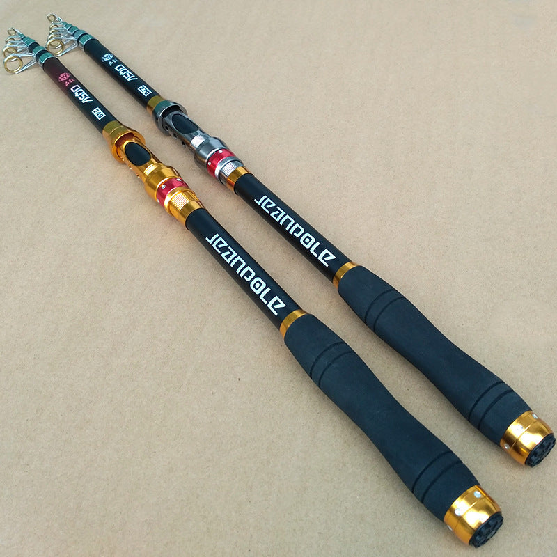 NEW Super Steel Fishing Rod Telescopic Pole