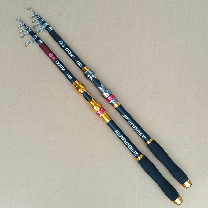 NEW Super Steel Fishing Rod Telescopic Pole