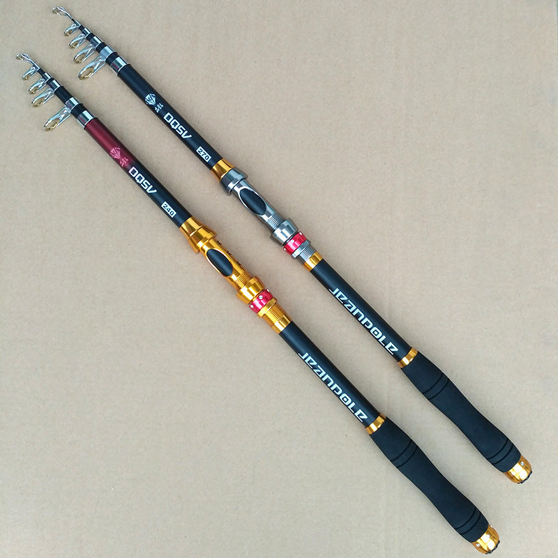 NEW Super Steel Fishing Rod Telescopic Pole