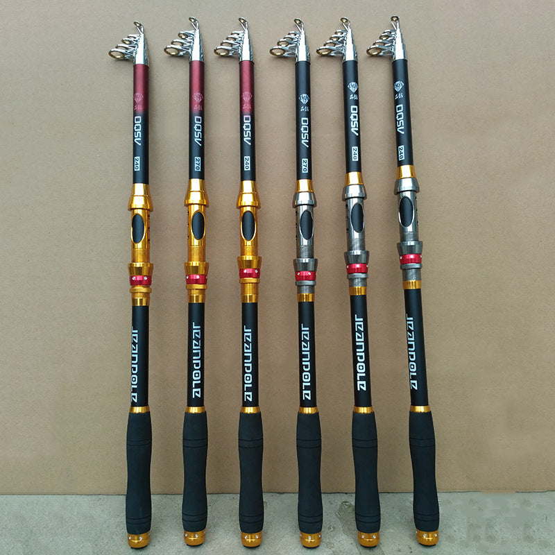 NEW Super Steel Fishing Rod Telescopic Pole