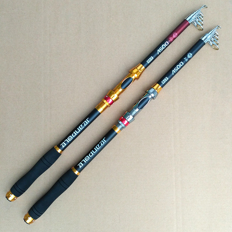 NEW Super Steel Fishing Rod Telescopic Pole