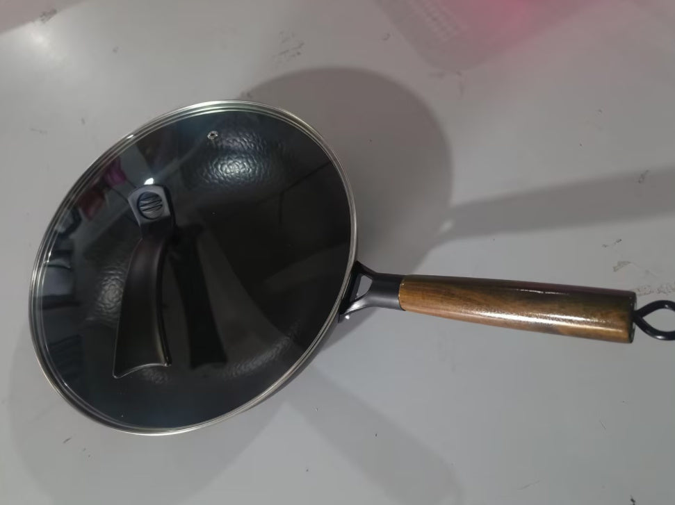 NEW Iron Pan Traditional Iron Wok Handmade