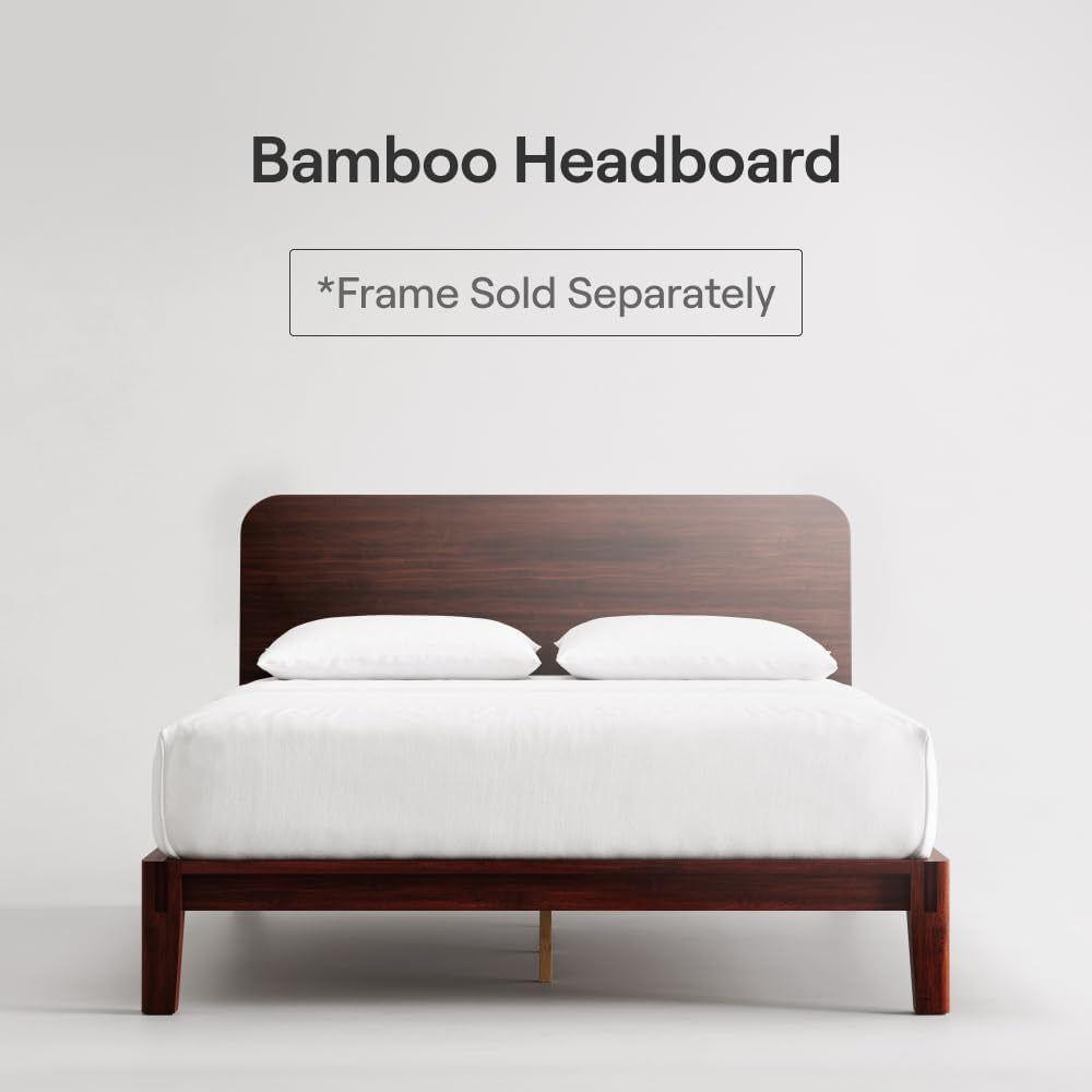 NEW Bamboo Twin Headboard Easy Setup Durable Contemporary Design