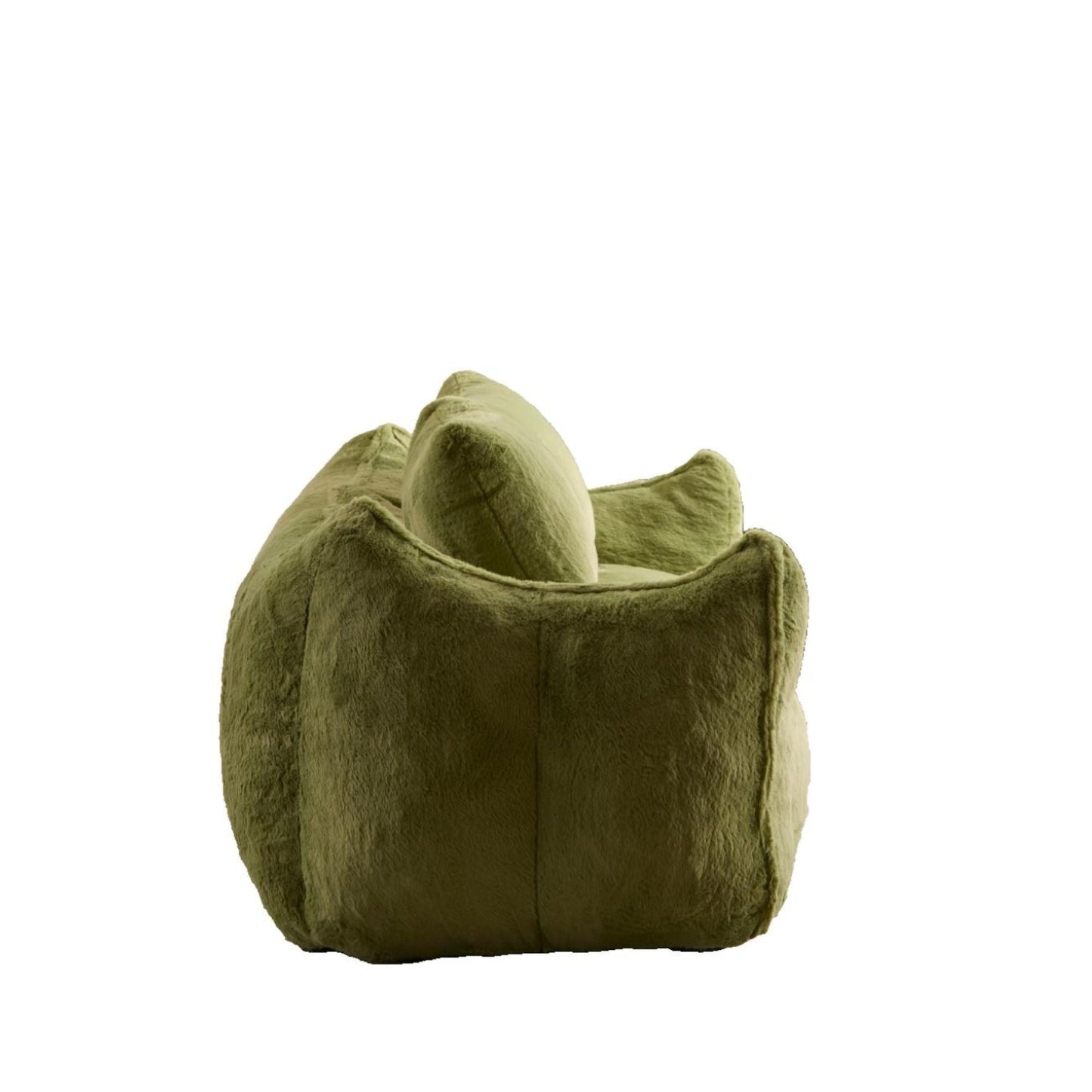 NEW Adult Green Giant Bean Bag Sofa Couch for Adults, Ultra Soft Fluffy Loveseat Bean Bag Sofa Oversized Lounge Cozy Reading Chair with Pillows