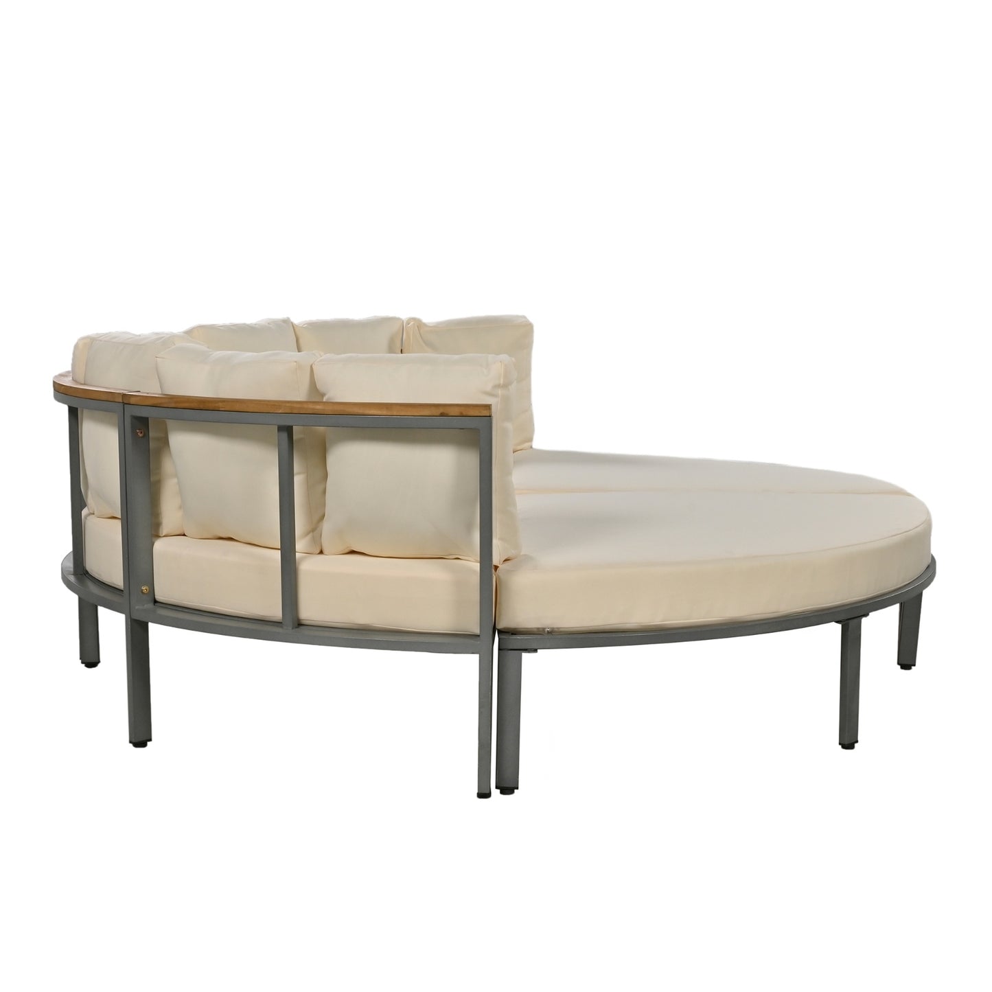 NEW Outdoor 4-piece Circular U-shaped Courtyard Furniture Set