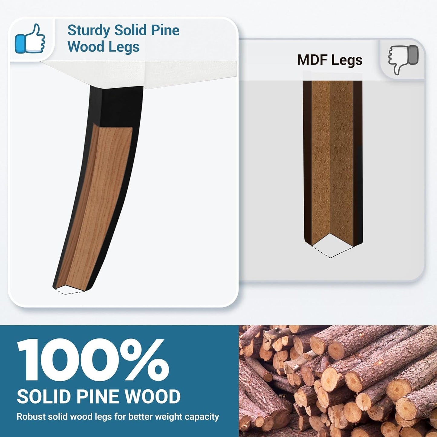 NEW Fifty TwoInches Durable White Upholstered Storage Ottoman Bench