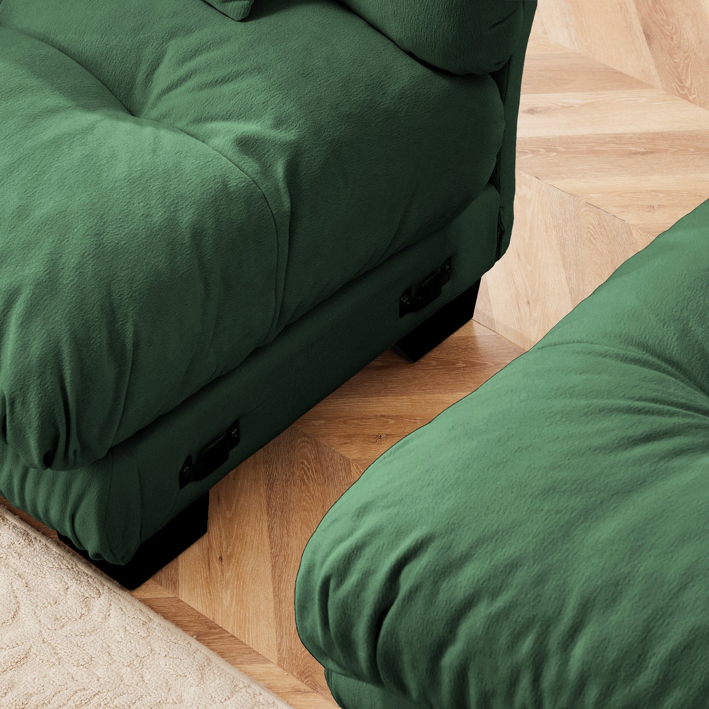 NEW Two Seat sofa with 2 Lumbar pillows