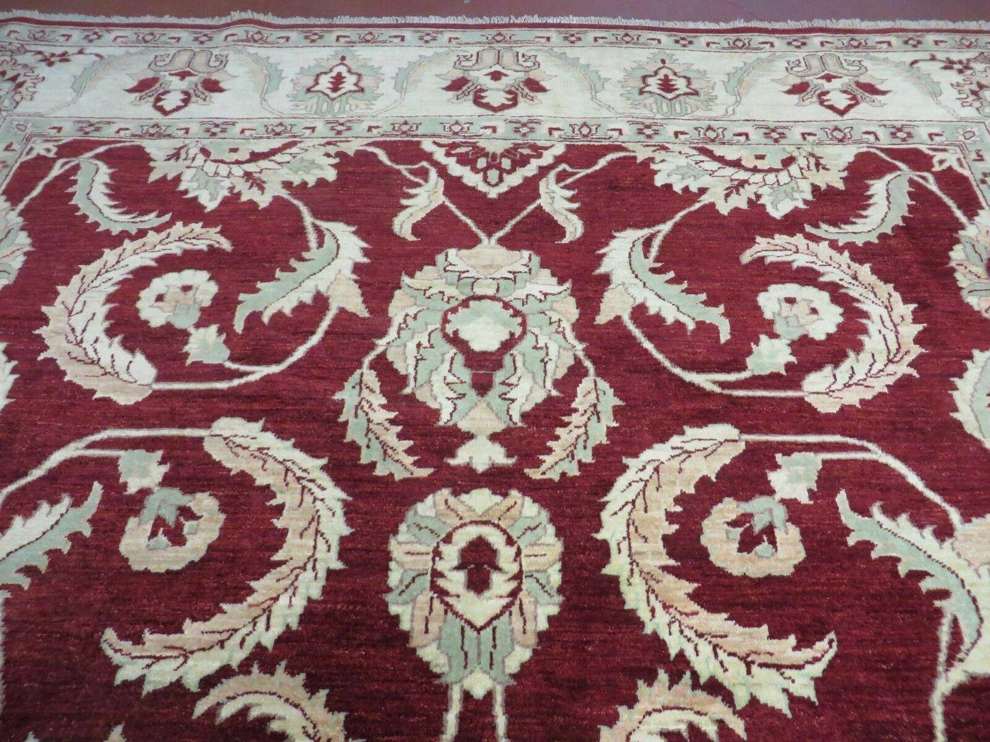 USED 8' X 10' Vintage Fine Handmade Peshawar Agra Chobi Rug