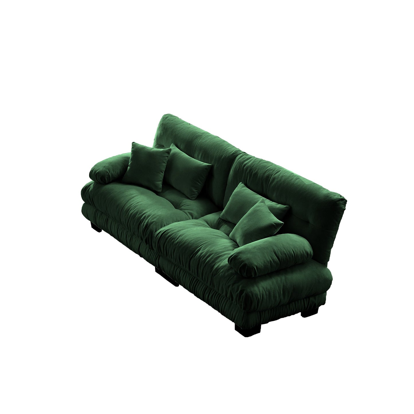 NEW Two Seat sofa with 2 Lumbar pillows