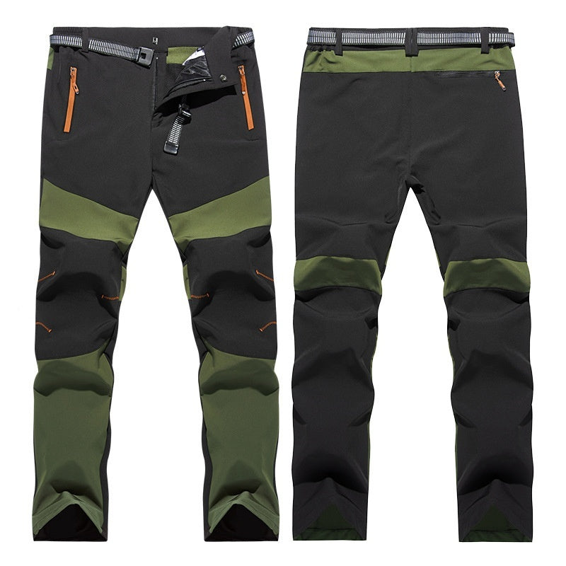 NEW Outdoor Stretch Breathable And Loose Plus Size Climbing Pants Men