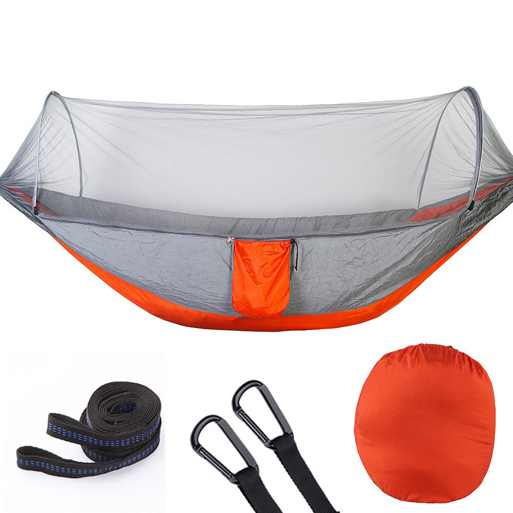 NEW Fully Automatic Quick Opening Hammock With Mosquito Net