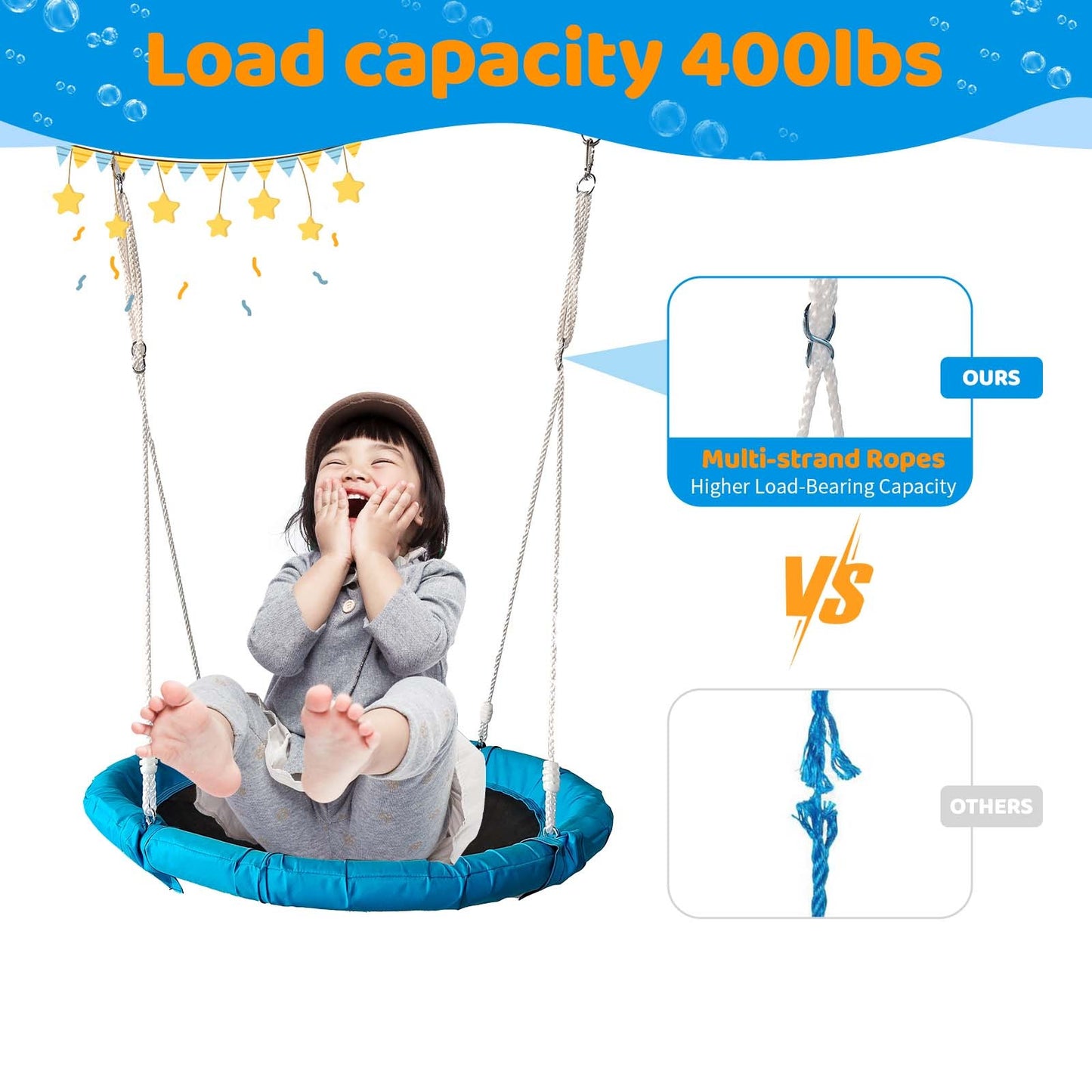NEW Outdoor Kids Children Playground Metal Swing Set Outdoor Play Equipment