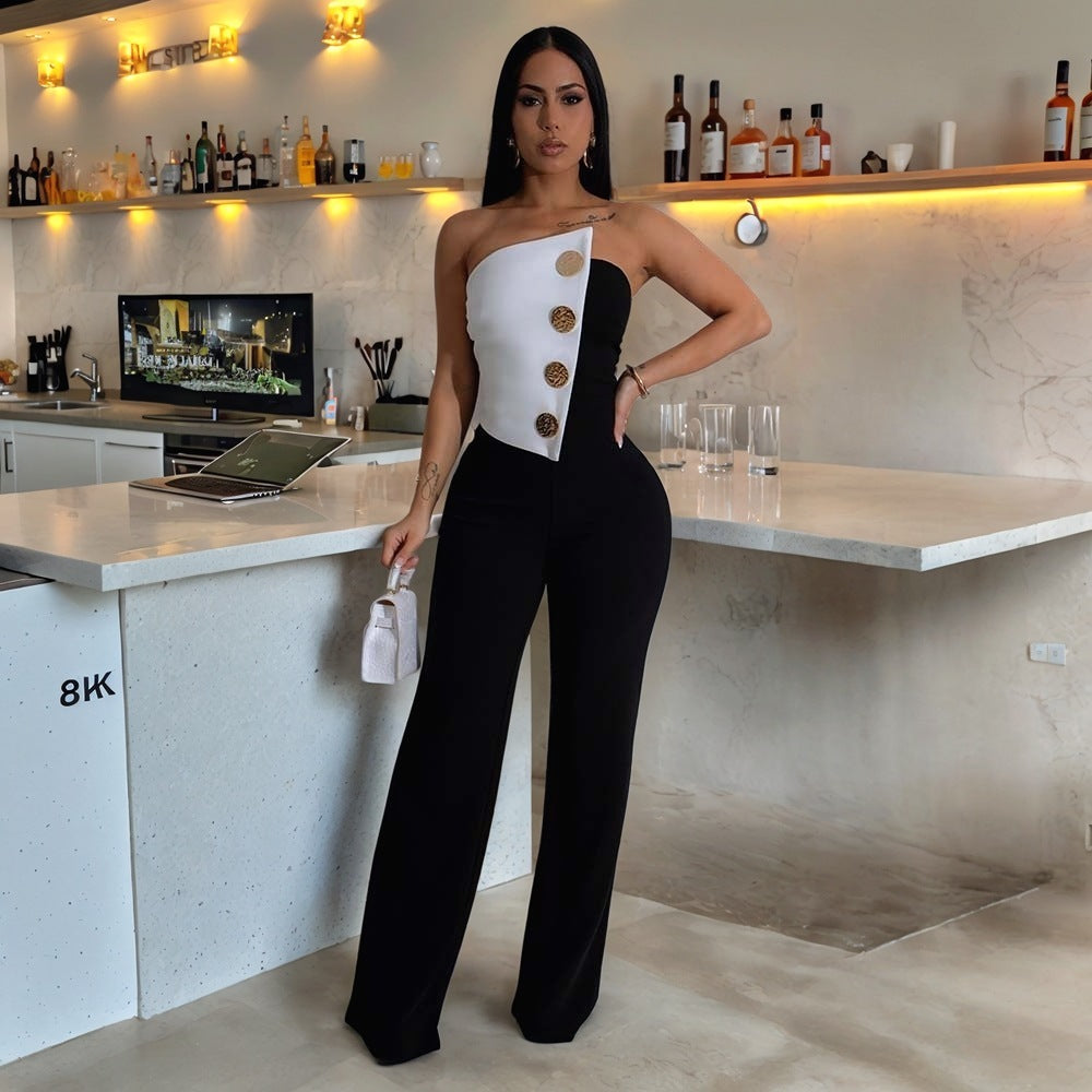 NEW Women's Button Jumpsuit Commute Style