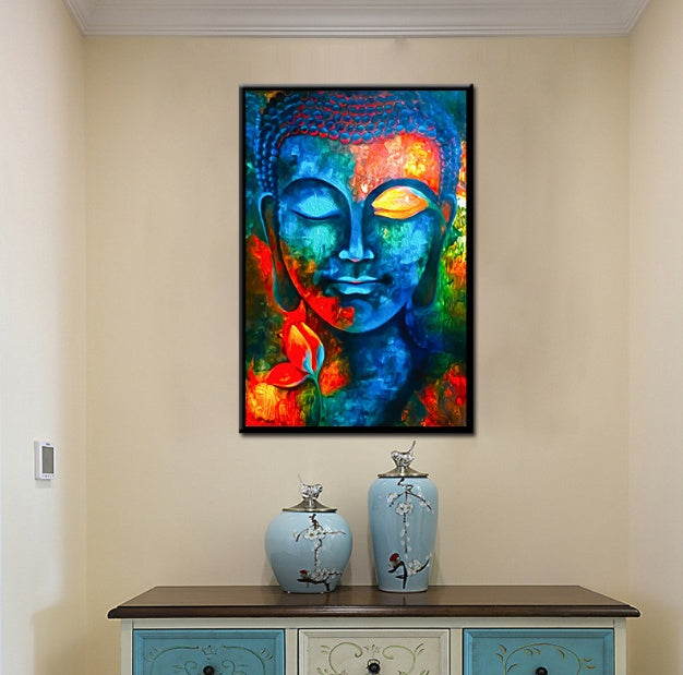 NEW God Buddha Wall Art Canvas Modern Buddha Canvas Art Paintings On The Wall Canvas Pictures Buddhism Posters Wall Decor