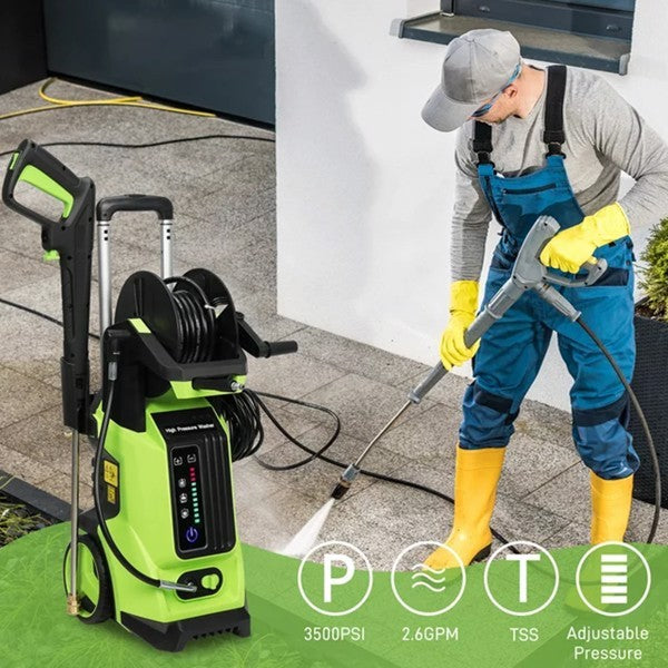 NEW High Pressure Washer Cleaning Machine Green Power Washer