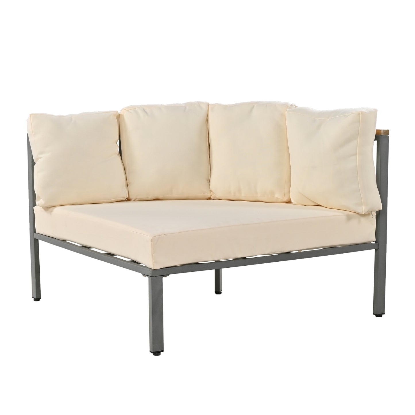 NEW Outdoor 4-piece Circular U-shaped Courtyard Furniture Set