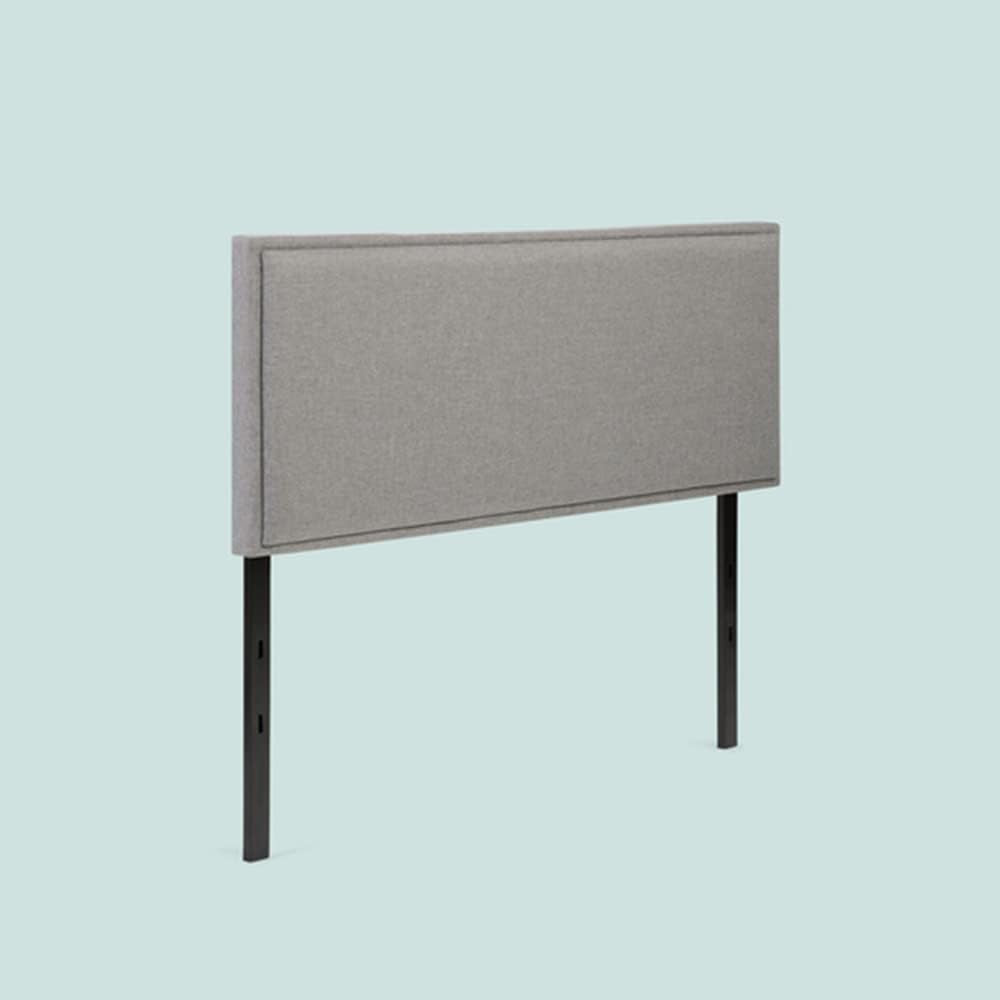 NEW Charcoal Upholstered King Size Bed Frame with Legs